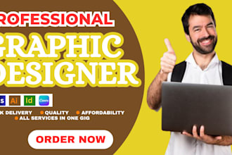 do professional graphic design work of your choice