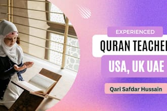be your quran teacher or quran tutor, quran teaching