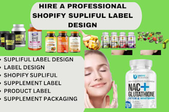 do label design supliful label design supplement packaging product label