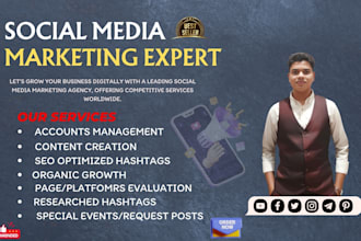 manage and grow your brand on all major social media platforms