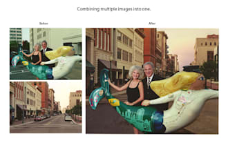 combining multiple images into one