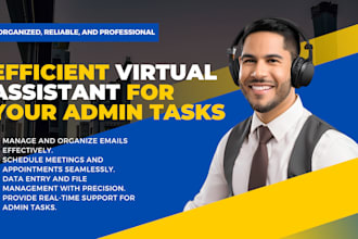 be your professional virtual assistant for your business