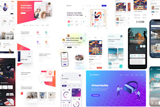 ui UX mockup, figma responsive design for your website