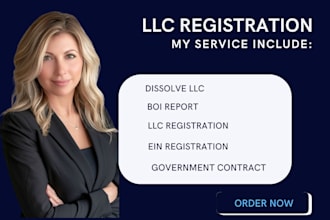 obtain your ein number and register llc in US
