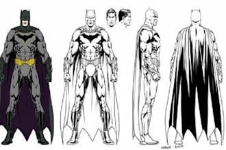 draw manga character, manga page, japanese manga storyboard, manga comic art
