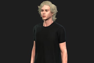port 3d character to daz, ue5 metahuman model, manny skeleton rig, loop animate