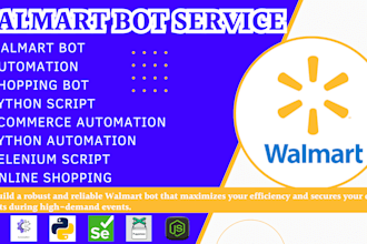 develop walmart bot, auto purchase bot, auto buying bot, ebay bot, monitor bot