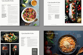 be your cookbook writer, cookbook design, format your cookbook recipes for print