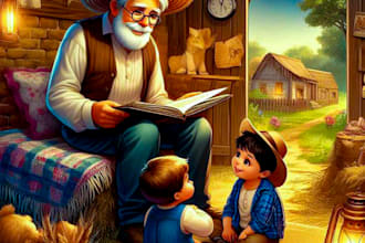 do ghost write and illustration engaging children book writing
