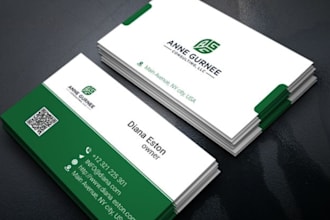 do graphic design, create business card and visiting card