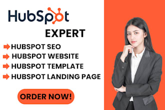 do hubspot seo, hubspot website,hubspot landing page,  hubspot blog and template