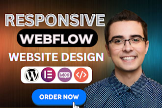 design, redesign webflow website, webflow expert, figma to webflow