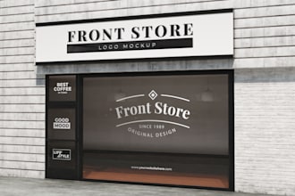 do signage design, shop front, window graphic and signboard design