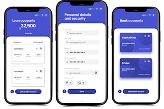 create fintech app, neobank app, payment app, money transfer app, or bank app