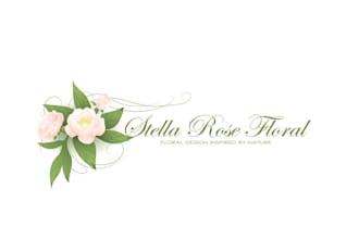 design a watercolor abstract botanical floral logo design