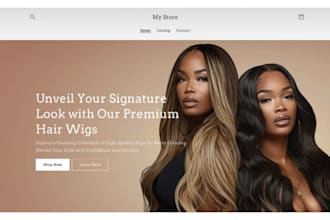 develop hair extension shopify hair website wigs lashes store dropshipping