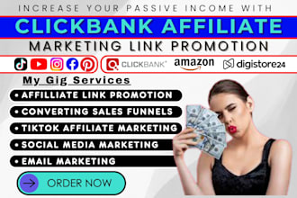 clickbank affiliate marketing link promotion amazon affiliate sales funnel