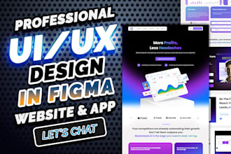 design or redesign UI UX with figma prototype, wireframes, and lottie screen