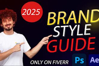 do minimalist brand logo design and brand style guides in 24hrs