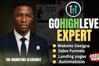 gohighlevel sales funnel landing page figma website automation expert in ghl VA