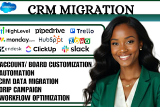 migrate gohighlevel to pipedrive hubspot salesforce   zoho do data migration