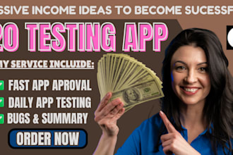 provide 20 testers closed testing app testing goggle play android app testing