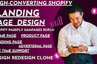 create or clone shopify landing page with replo, gempages, or pagefly