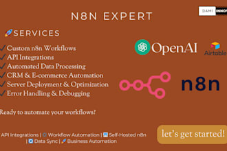 set up locally hosted n8n automation with custom integration