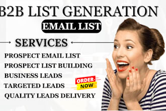 do b2b lead generation lead scraping email list building lead for any industry