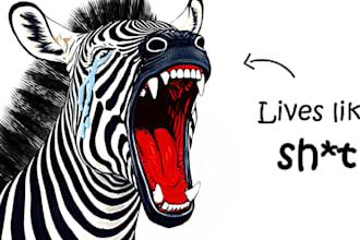 design 2d cartoon illustration thumbnail