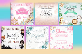create digital save the dates for any occasion, with elegance and practicality