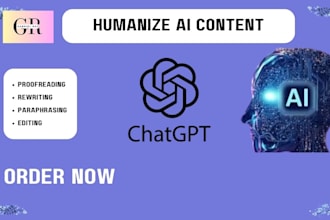 manually rewrite paraphrase proofread humanize ai content