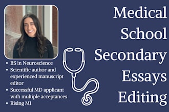revise your medical school secondary application essays