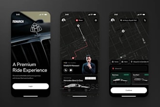 build taxi booking app, car rental app, mechanic app, car repair app, logistic,