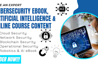 write cybersecurity ebook, iot, cloud computing, quantum computing ai ebook