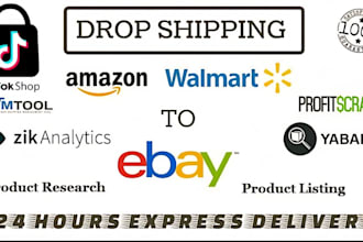 do amazon to ebay, tiktok shop, walmart dropshipping