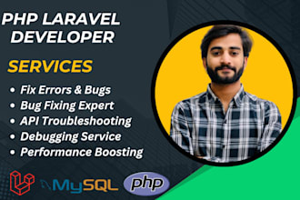 fix laravel php errors, bugs API issues expert laravel debugging