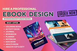 design kid workbook worksheet guide book planner and journal for amazon and etsy