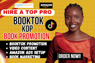 do booktok video amazon book promotion ebook promotion book advertising for KDP