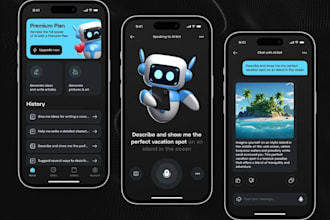 build healthcare ai voice diagflow chatbot saas agent crm software fitness app