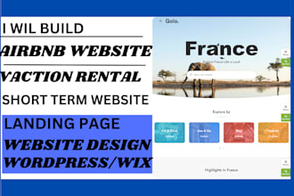 design vacation rental website short term rental  airbnb website hotel booking