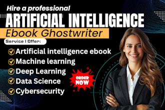 ghostwrite artificial intelligence ebook, robotics deep learning ebook writer ai