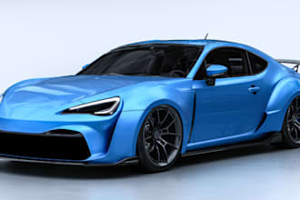 custom suv car, body kits, modified parts accessories motor render,maya car rig,