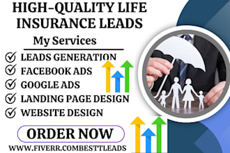 generate life insurance leads gohighlevel landing page ghl website sales funnel