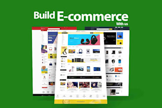 build an ecommerce website with pos, inventory, and account