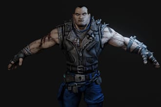 ready to use 3d character, vrchat garrys mod, tf2 model, ue5 sfm, mmd game asset