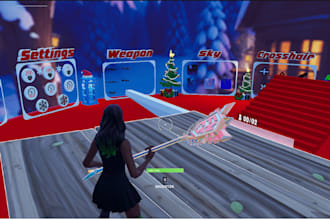 create fortnite map, tycoon map, box fight map and red vs blue map