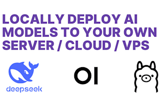 locally deploy deepseek ai, ollama models with open webui on your server