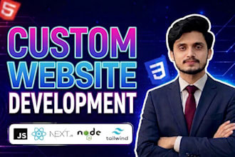 do ai software, ai web app, ai website development as full stack web developer