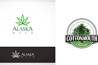 do custom marijuana medical logo design